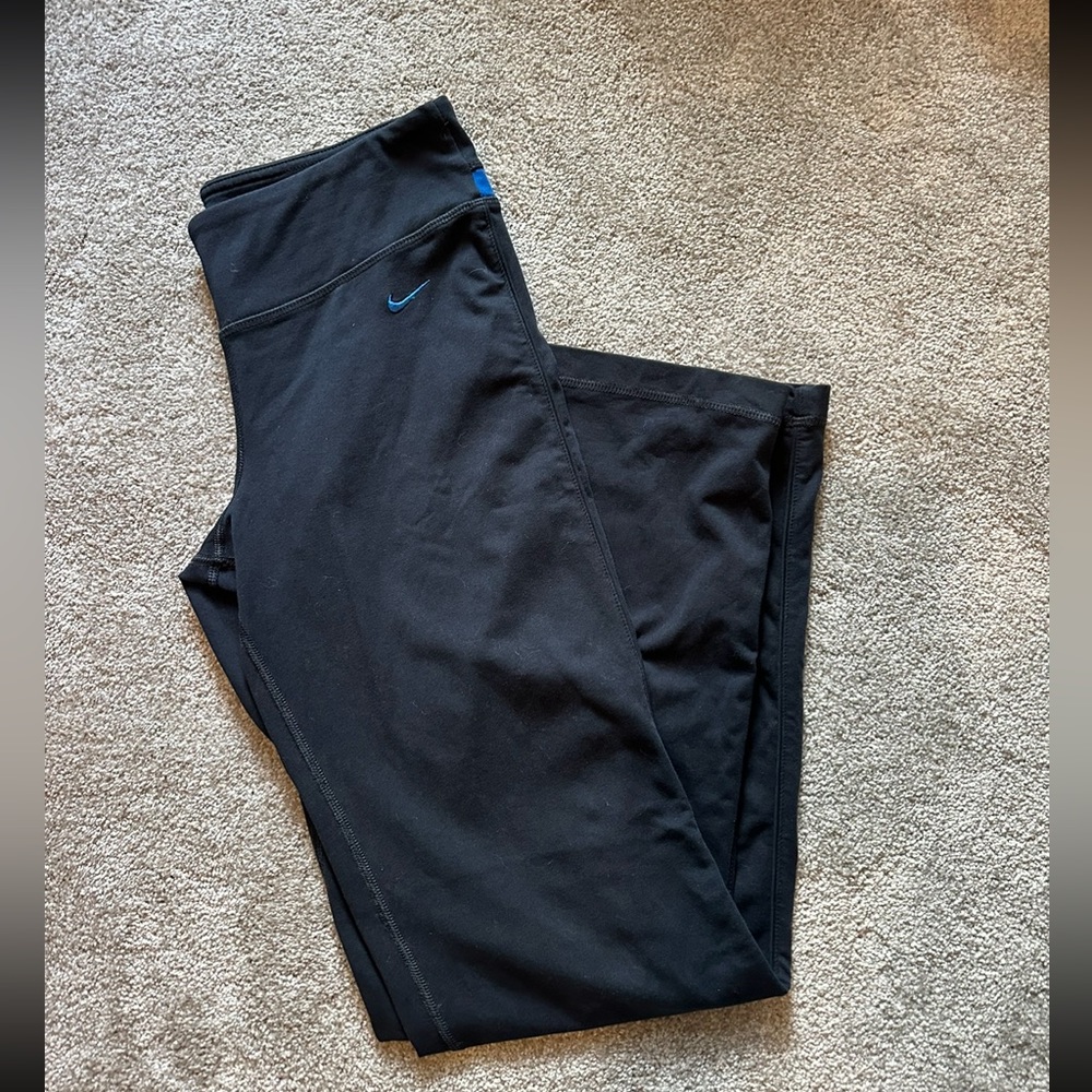 Nike navy yoga pants